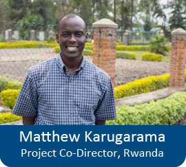 Matthew Karugarama, Project Co-Director, Rwanda